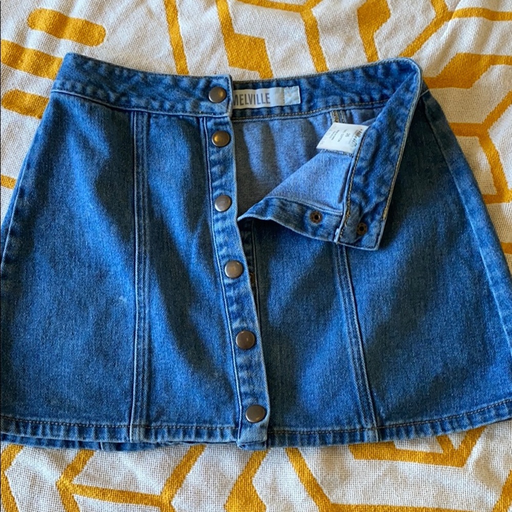 Button Up Brandy Melville Skirt